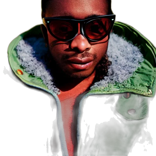 jacket, face, photorealistic, concept art transparent PNG cut-out