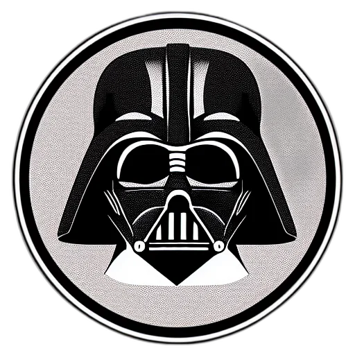 face, mask, staff, comic book art transparent PNG cut-out