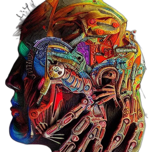 mask, face, robot, jacket transparent PNG cut-out