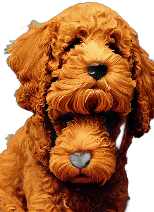animal, face, photorealistic, oil painting transparent PNG cut-out
