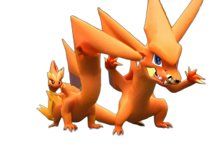 dragon, animal, creature, staff transparent PNG cut-out