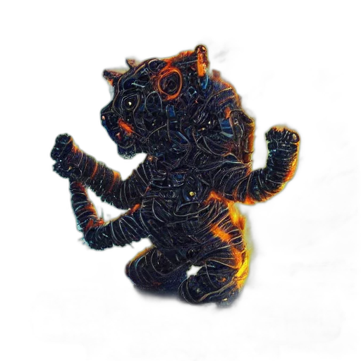 creature, animal, staff, robot transparent PNG cut-out