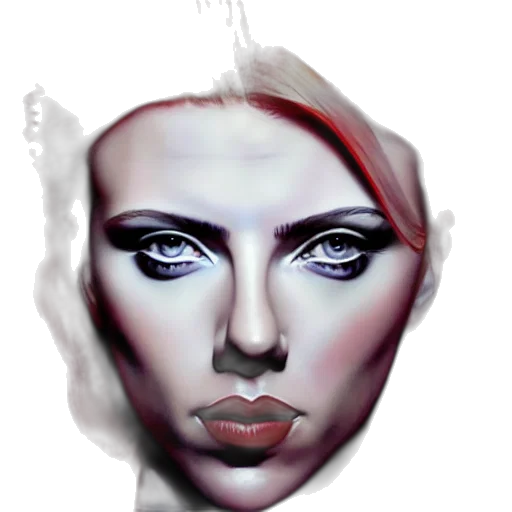 face, mask, photorealistic, watercolor transparent PNG cut-out