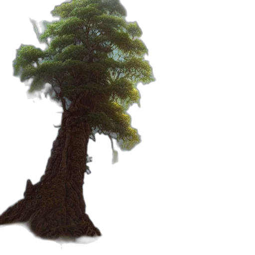 tree, creature, crown, hair transparent PNG cut-out