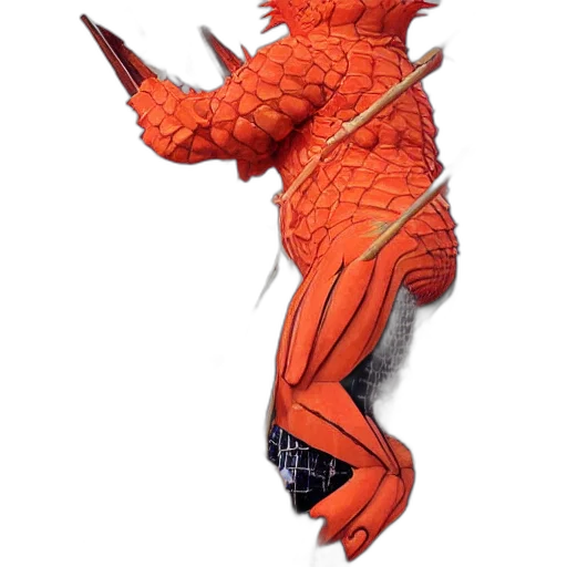 dragon, creature, jacket, animal transparent PNG cut-out