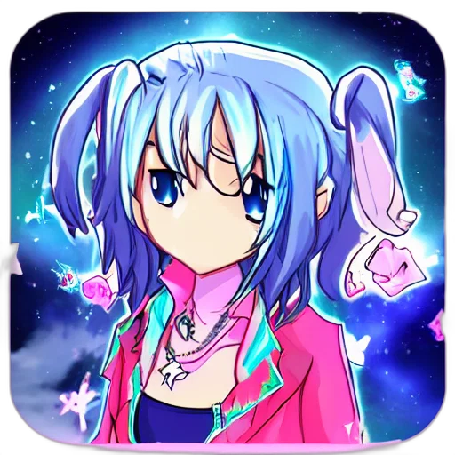 staff, anime, fantasy art, pixel art transparent PNG cut-out