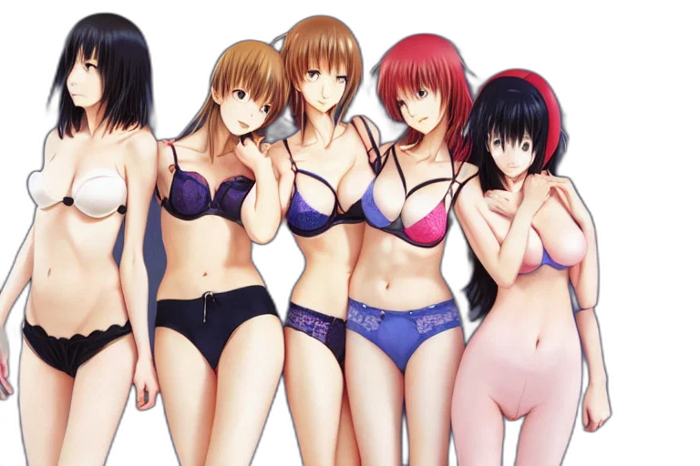 concept art, anime, 3d render, fantasy art transparent PNG cut-out