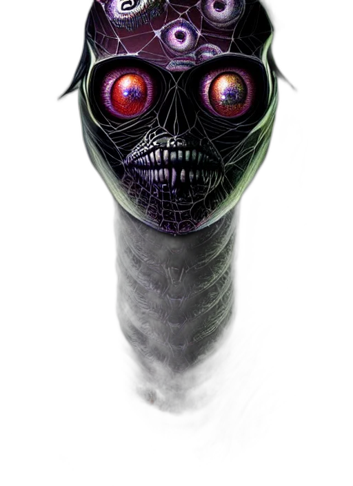 mask, creature, staff, robot transparent PNG cut-out