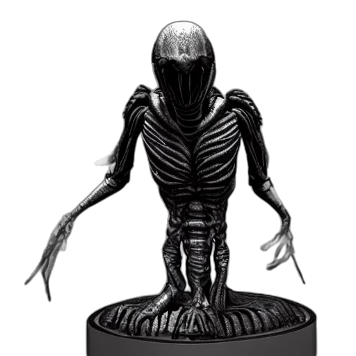 creature, robot, staff, concept art transparent PNG cut-out