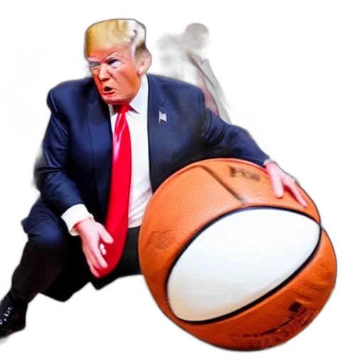 donald, trump, getting, hit transparent PNG cut-out
