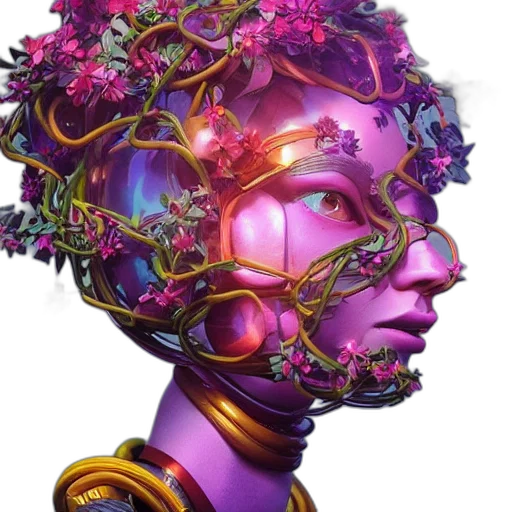 mask, face, crown, robot transparent PNG cut-out