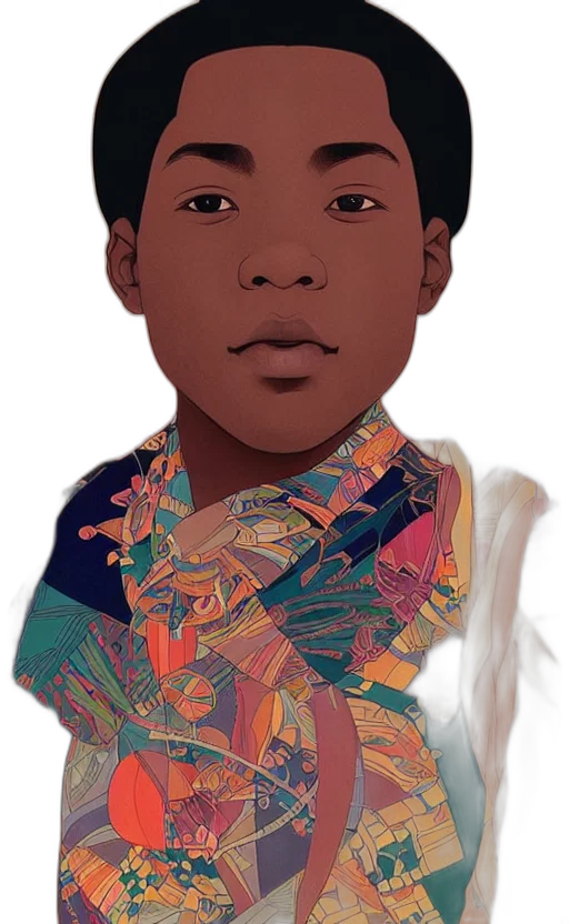 face, cartoon, photorealistic, 3d render transparent PNG cut-out