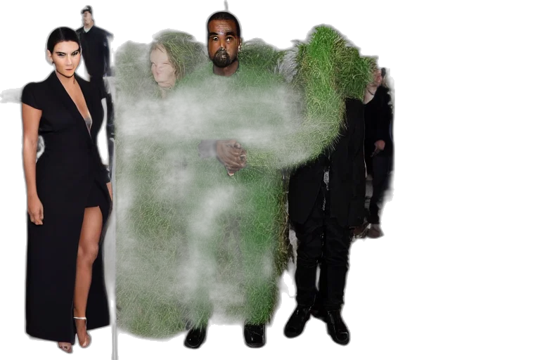 dress, jacket, hair, creature transparent PNG cut-out