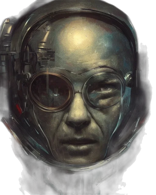 mask, face, robot, cyberpunk transparent PNG cut-out