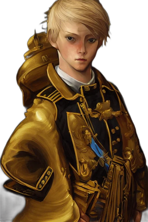 jacket, face, staff, crown transparent PNG cut-out