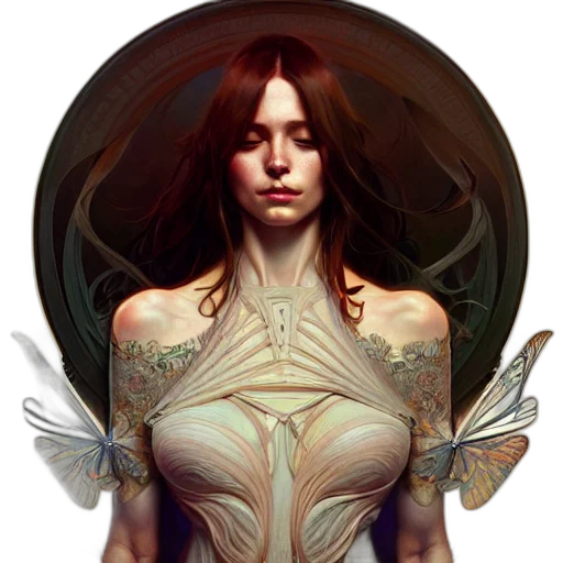jewelry, dress, fantasy art, concept art transparent PNG cut-out