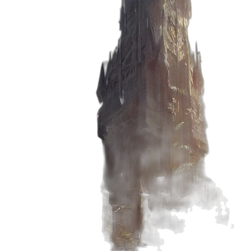 sword, dress, dragon, building transparent PNG cut-out