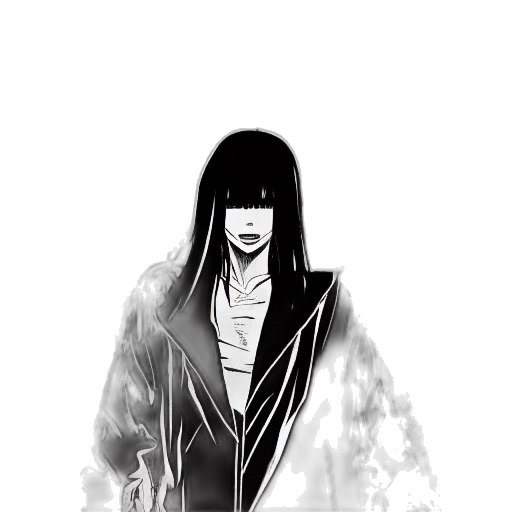 jacket, dress, creature, face transparent PNG cut-out
