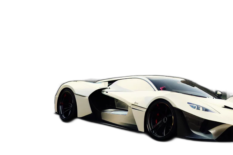 car, weapon, 3d render, photorealistic transparent PNG cut-out