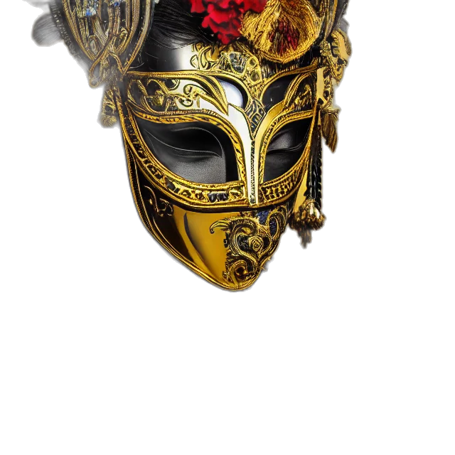 mask, crown, jewelry, face transparent PNG cut-out