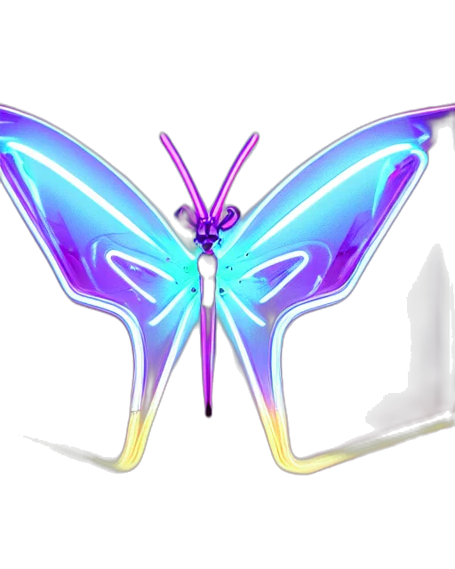 jewelry, concept art, 3d render, vaporwave transparent PNG cut-out