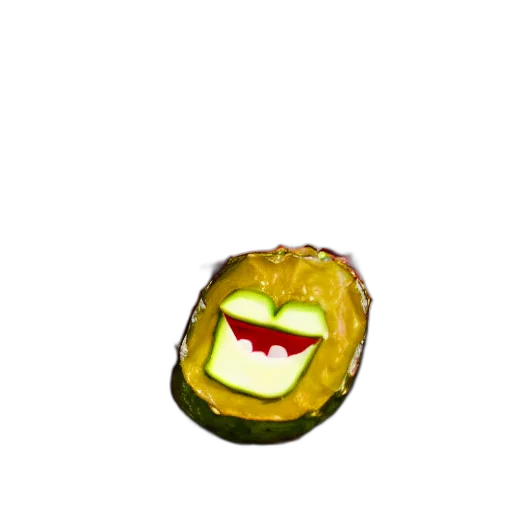 food, creature, crown, mask transparent PNG cut-out