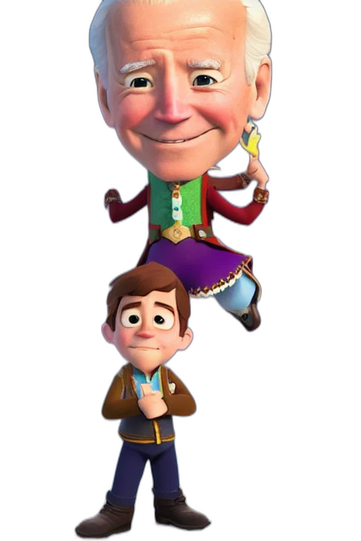 crown, staff, face, 3d render transparent PNG cut-out