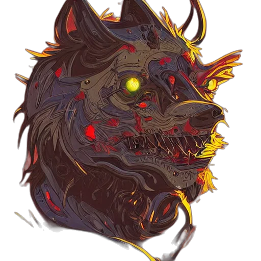 mask, creature, dragon, face transparent PNG cut-out