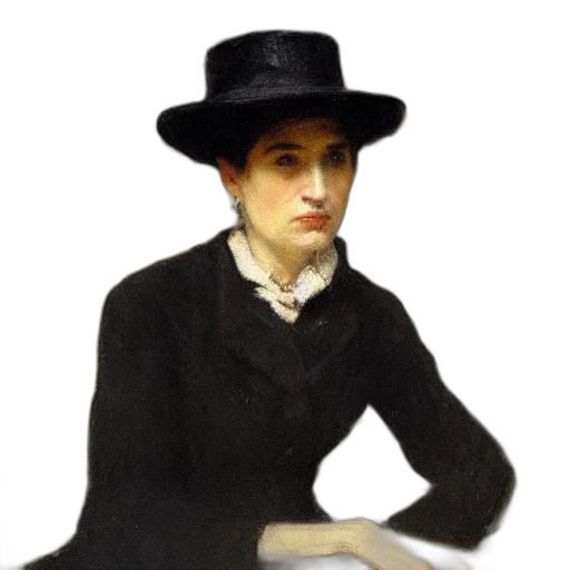 hat, face, staff, jewelry transparent PNG cut-out