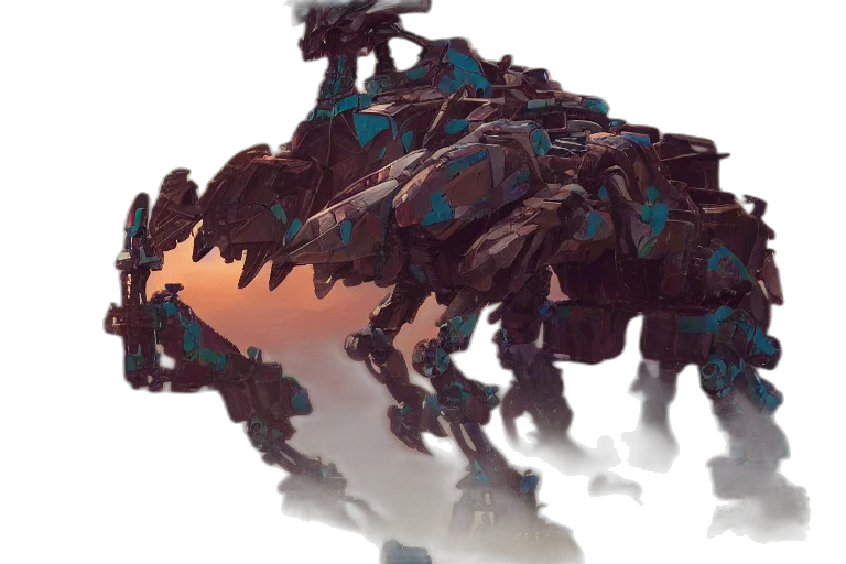 dragon, robot, creature, animal transparent PNG cut-out