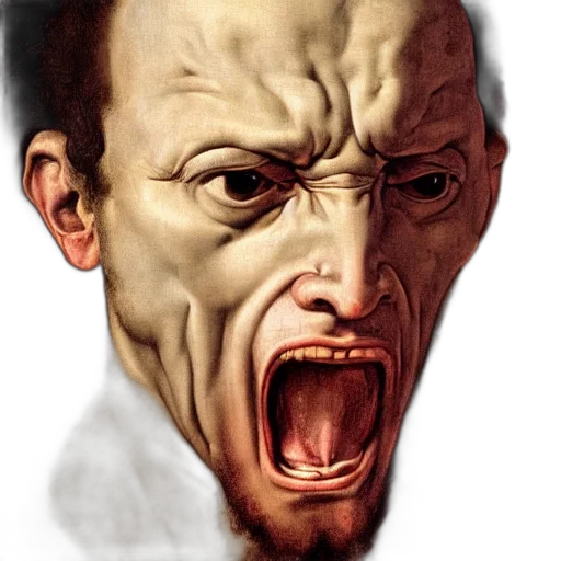 face, mask, staff, photorealistic transparent PNG cut-out