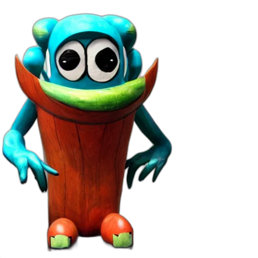 robot, creature, staff, animal transparent PNG cut-out