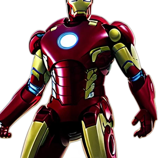 robot, comic book art, concept art, 3d render transparent PNG cut-out