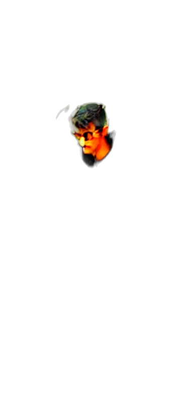 face, staff, creature, hair transparent PNG cut-out