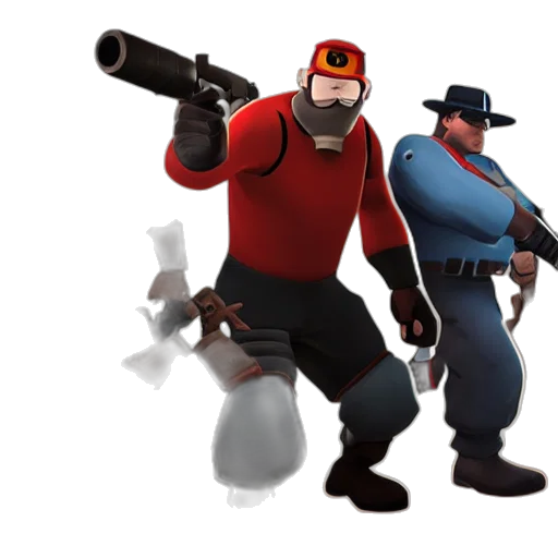 weapon, staff, hat, robot transparent PNG cut-out