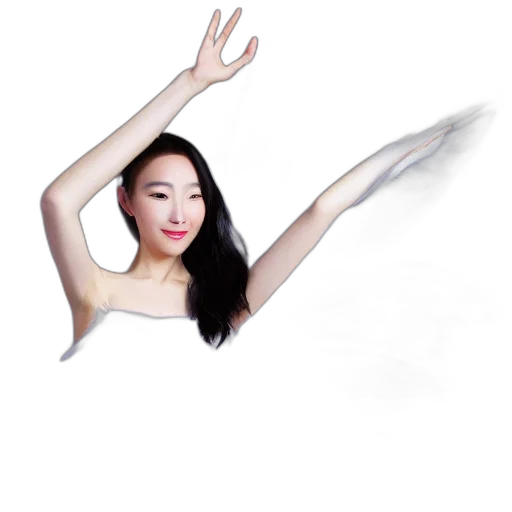 dress, hair, creature, dragon transparent PNG cut-out