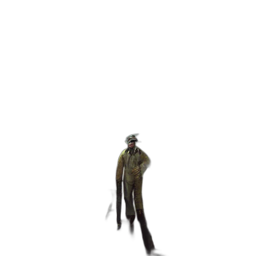 staff, hat, jacket, creature transparent PNG cut-out