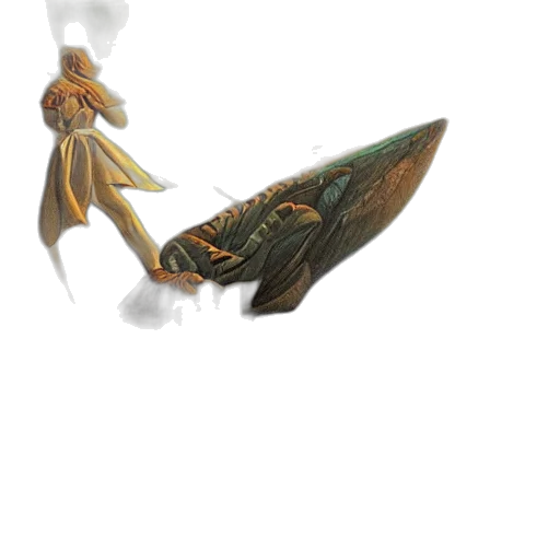 creature, dragon, umbrella, jewelry transparent PNG cut-out