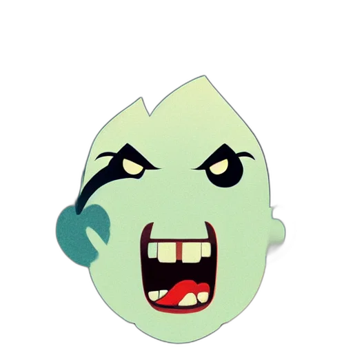 mask, creature, face, staff transparent PNG cut-out
