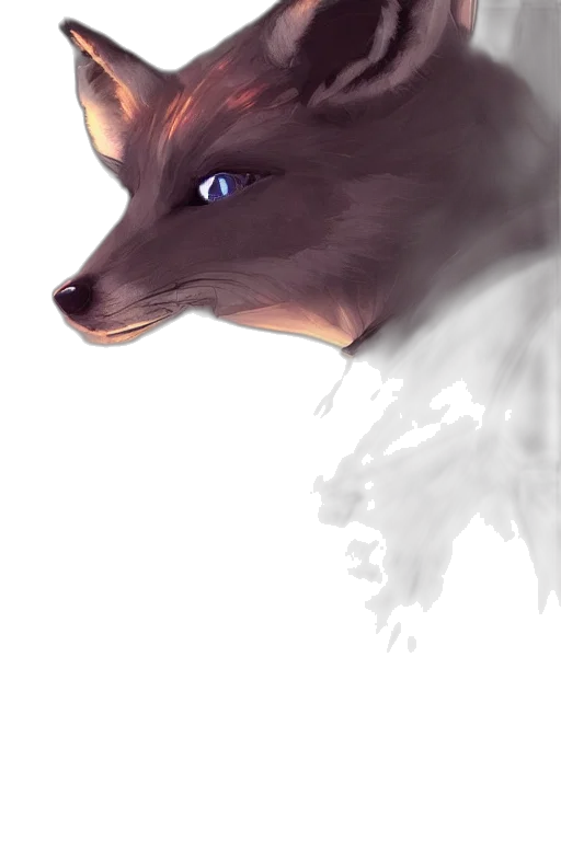 creature, animal, face, watercolor transparent PNG cut-out