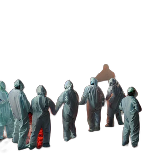 staff, jacket, 3d render, concept art transparent PNG cut-out