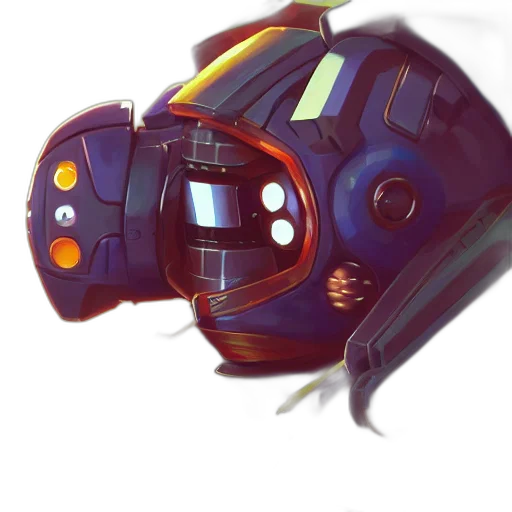 robot, mask, face, weapon transparent PNG cut-out