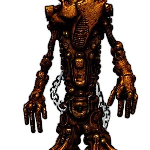 robot, jewelry, staff, mask transparent PNG cut-out