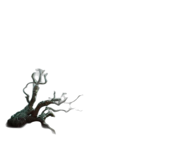 tree, dragon, creature, staff transparent PNG cut-out