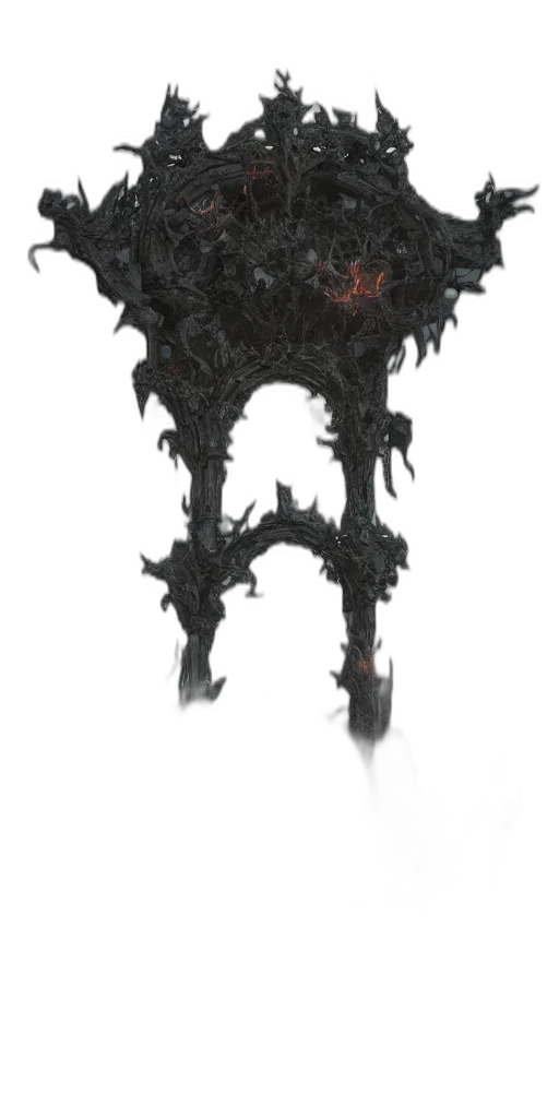 crown, staff, mask, hair transparent PNG cut-out