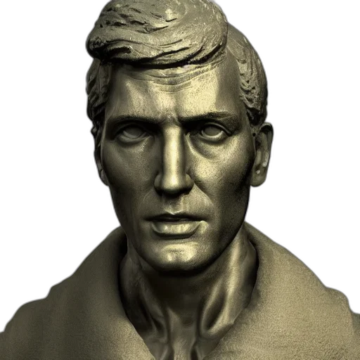 face, 3d render, photorealistic, concept art transparent PNG cut-out