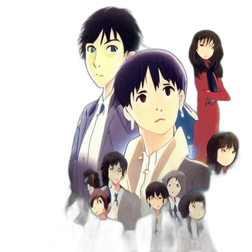 anime, concept art, cartoon, 3d render transparent PNG cut-out