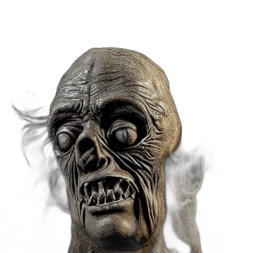 mask, face, staff, creature transparent PNG cut-out