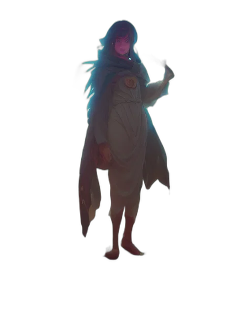 staff, dress, jacket, creature transparent PNG cut-out