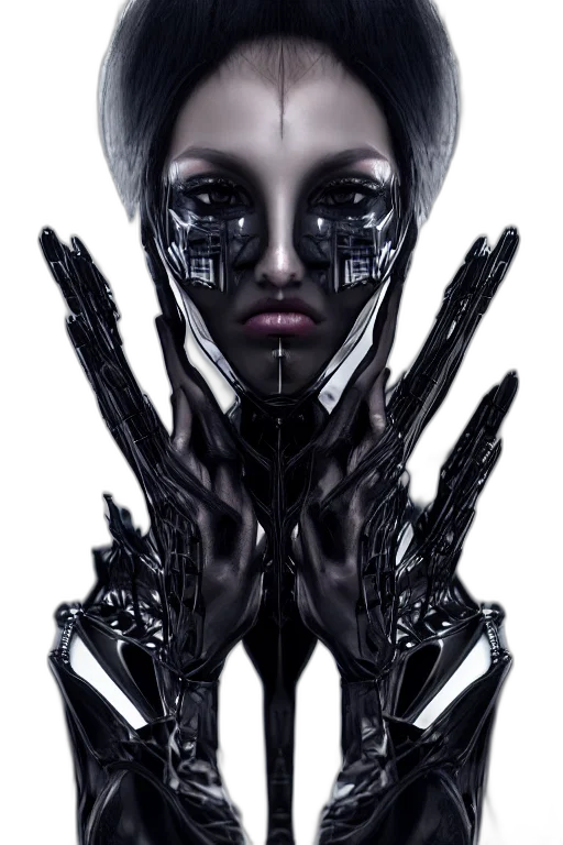 robot, mask, face, creature transparent PNG cut-out